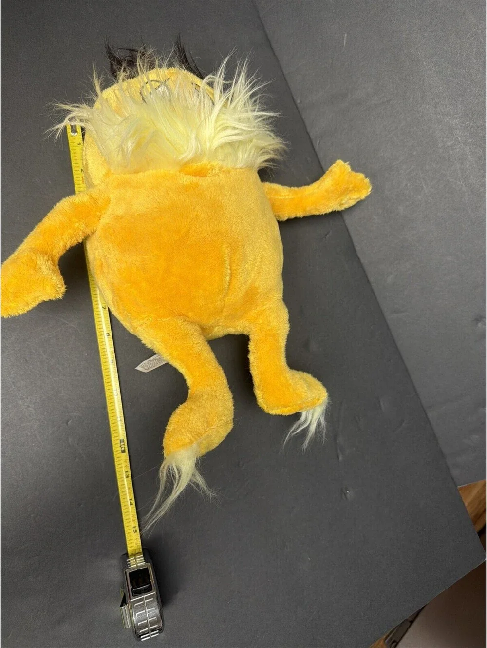NWOT Dr. Seuss Yellow Lorax Plush 11